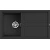 Elleci Lavello cucina nero 1 vasca 86x51 cm da incasso in Granitek | Elleci Best 400 LGB40040