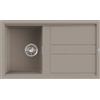Elleci Lavello cucina grigio tortora 86x51 cm 1 vasca da incasso in Granitek | Elleci Best 400 LGB40043
