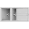 Elleci Lavello cucina Nuvola 100x51 cm 1 vasca e mezza da incasso in Granitek | Elleci Best 475 LMB47579