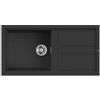 Elleci Lavello cucina nero 100x51 cm 1 vasca da incasso in Granitek | Elleci Best 480 LGB48040