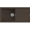 Elleci Lavello cucina marrone 100x51 cm 1 vasca da incasso in Granitek | Elleci Best 480 LGB48078