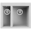 Elleci Lavello Elleci Incasso 2 vasche 59x50 Quadra 150 Granitek Nuvola LMQ15079