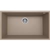 Quareco Lavello tortora incasso 1 vasca 76x44 Sottotop Granito Undertop QLU080TO