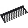 Quareco Scolapiatti arrotolabile Silicone Nero QSP050NE