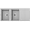 Elleci Lavello Elleci Incasso 2 vasche 116x50 Easy 500 Granitek Nuvola LMY50079