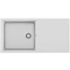 Elleci Lavello Elleci Incasso 1 vasca 100x50 Easy 480 Granitek Bianco LGY48068