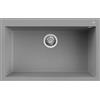 Elleci Lavello Elleci Incasso 1 vasca 79x50 Quadra 130 Granitek Grigio Cemento LGQ13048