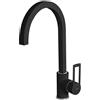 Elleci Rubinetto Miscelatore Cucina Elleci Bridge Keratek Plus Black Nero Assoluto MKKBRI86