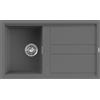 Elleci Lavello cucina 1 vasca 86x51 cm in Keratek Plus Grigio Dark Grey | Elleci Best 400 LKB40099