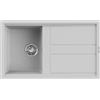 Elleci Lavello cucina 1 vasca 86x51 cm in Keratek Plus Grigio Light Grey | Elleci Best 400 LKB40097