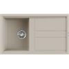 Elleci Lavello cucina 1 vasca 86x51 cm in Keratek Plus Champagne | Elleci Best 400 LKB40095