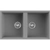 Elleci Lavello cucina 2 vasche 83,6x48,8 cm sottotop in Granitek Grigio Cemento | Elleci Best 450 LGB45048BSO