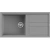 Elleci Lavello cucina 1 vasca 100x51 cm da incasso in Granitek Grigio Cemento | Elleci Best 480 LGB48048