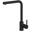 Elleci Rubinetto Miscelatore Cucina Elleci Trail Plus Keratek Plus Black Nero Assoluto MKKTRP86