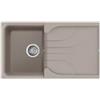 Elleci Lavello Elleci Incasso 1 vasca 86x50 Ego 400 Granitek Grigio Tortora LGE40043