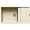 Elleci Lavello Elleci Incasso 1 vasca 86x50 Unico 410 Granitek Bianco Antico LGU41062
