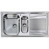 Elleci Lavello Elleci Inox da incasso Vasche a Sinistra River 475 Antigraffio Inox LIR475ANCSX