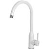 Elleci Rubinetto Miscelatore Cucina Elleci Adige Keratek Plus Bianco White Assoluto MKKADI96