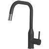 Elleci Rubinetto Miscelatore Cucina Elleci Dora Plus Granitek Nero Full Black MGKDRP40