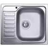 Elleci Lavello Elleci Incasso 1 vasca 58x50 Vasca a Destra Sky 125 Satinata Acciaio/Inox LIX125SACDX