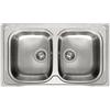 Elleci Lavello Elleci Incasso 2 vasche 86x50 Sky 450 Satinata Inox LIK450SAC