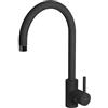 Elleci Rubinetto Miscelatore Cucina Elleci Cloud Granitek Nero Full Black MGKCLO40