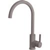 Elleci Rubinetto Miscelatore Cucina Elleci canna alta monocomando grigio tortora MGKC0143