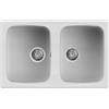 Elleci Lavello Elleci Incasso 2 vasche 79x50 Master 350 Granitek Bianco LGM35068