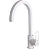 Elleci Rubinetto Miscelatore Cucina Elleci Bridge Granitek Bianco MGKBRI68
