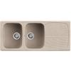 Elleci Lavello Elleci Incasso 2 vasche 116x50 Master 500 Granitek Avena LGM50051