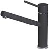 Elleci Rubinetto Miscelatore Cucina Elleci Sava Granitek Nero Full Black MGKSAV40