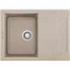 Elleci Easy 135 | Lavello 1 vasca 68x50 ad incasso in granitek avena - LGY13551