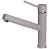 Elleci Rubinetto Miscelatore Cucina Elleci Reno Granitek Grigio Tortora MGKREN43