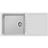 Elleci Lavello Elleci Incasso 1 vasca 100x50 Ego 480 Granitek Bianco LGE48068