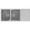 Elleci Lavello Elleci Incasso 2 vasche 116x50 Ego 500 Granitek Nuvola LME50079