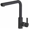 Elleci Rubinetto Miscelatore Cucina Elleci monocomando doccetta estraibile Nero full black MGKC0240