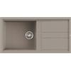 Elleci Lavello cucina grigio tortora 100x51 cm 1 vasca da incasso in Granitek | Elleci Best 480 LGB48043