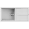 Elleci Lavello cucina bianco 100x51 cm 1 vasca da incasso in Granitek | Elleci Best 480 LGB48068