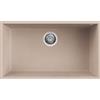 Elleci Lavello Elleci Incasso 1 vasca 76x44 Quadra 130 Sottotop Granitek Avena LGQ13051BSO