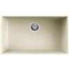 Elleci Lavello Elleci Incasso 1 vasca 76x44 Quadra 130 Sottotop Granitek Bianco Antico LGQ13062BSO