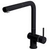Elleci Rubinetto Miscelatore Cucina Elleci Stream Plus Keratek Plus Nero Assoluto MKKSTP86