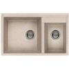 Elleci Lavello Elleci Incasso 2 vasche 81,5x50 Quadra 440 Granitek Avena LGQ44051
