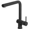 Elleci Rubinetto Miscelatore Cucina Elleci Stream Granitek Nero Full Black MGKSTR40