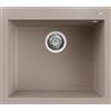 Elleci Lavello Elleci Incasso 1 vasca 57x50 Quadra 105 Granitek Grigio Tortora LGQ10543