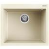 Elleci Lavello Elleci Incasso 1 vasca 57x50 Quadra 105 Granitek Bianco Antico LGQ10562