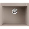 Elleci Lavello Elleci Incasso 1 vasca 61x50 Quadra 110 Granitek Grigio Tortora LGQ11043