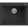 Elleci Lavello Elleci Incasso 1 vasca 61x50 Quadra 110 Granitek Antracite LGQ11059