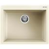 Elleci Lavello Elleci Incasso 1 vasca 61x50 Quadra 110 Granitek Bianco Antico LGQ11062