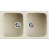Elleci Lavello cucina da incasso 86x50 cm bianco antico 2 vasche | Elleci Master 450 LGM45062