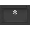 Elleci Lavello Elleci Quadra 130 79x50cm LGQ13040 installazione sopratop 20cm profondità